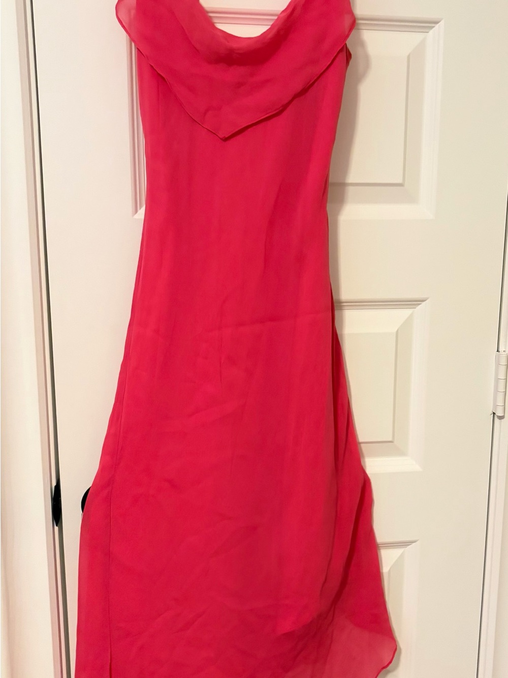 Elegant Pink Sleeveless Maxi Dress